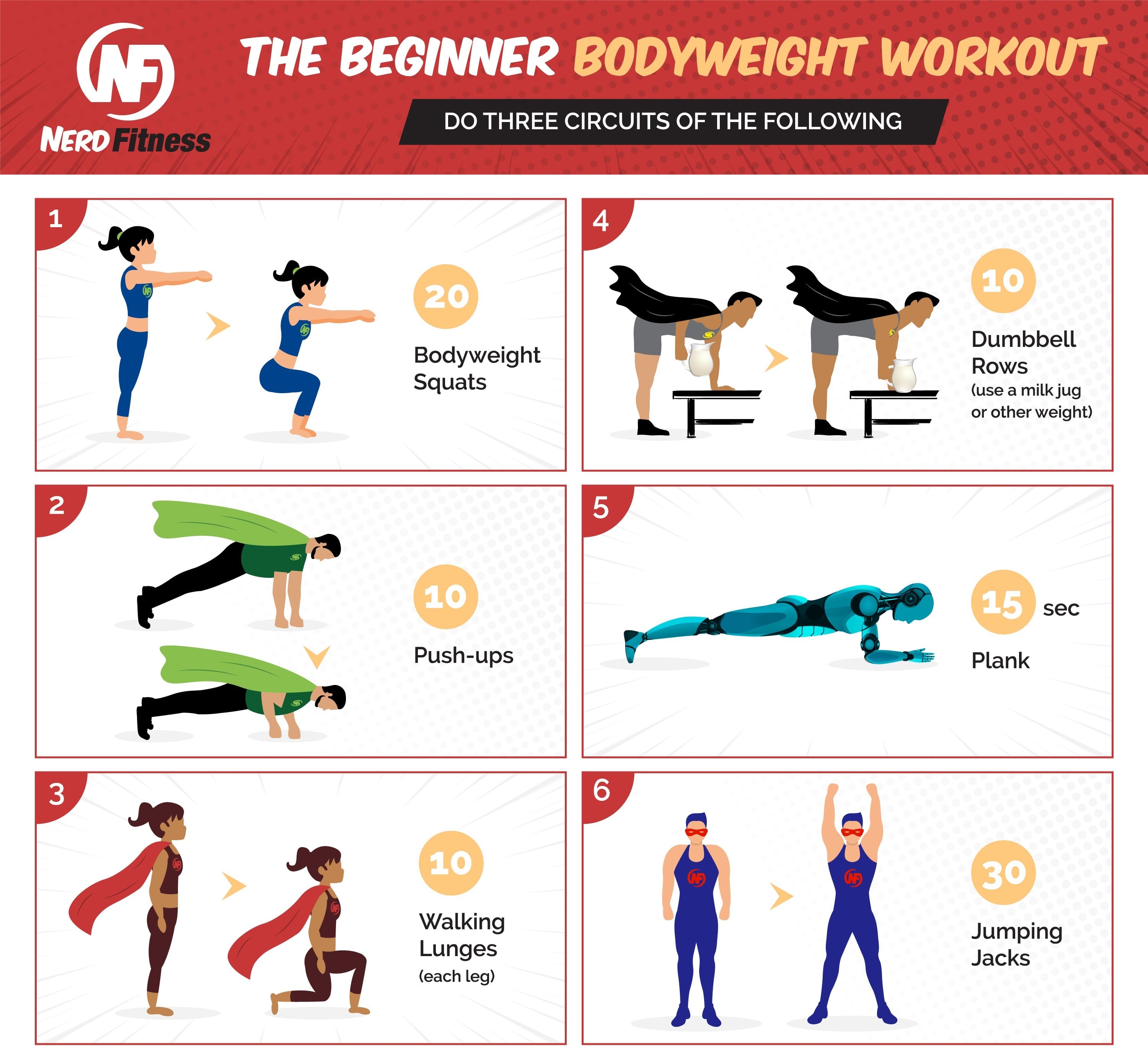 bodyweight workout - original-body
